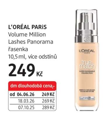 L'ORÉAL PARIS Volume Million Lashes Panorama řasenka