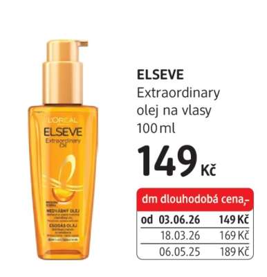 ELSEVE Extraordinary olej na vlasy 100ml
