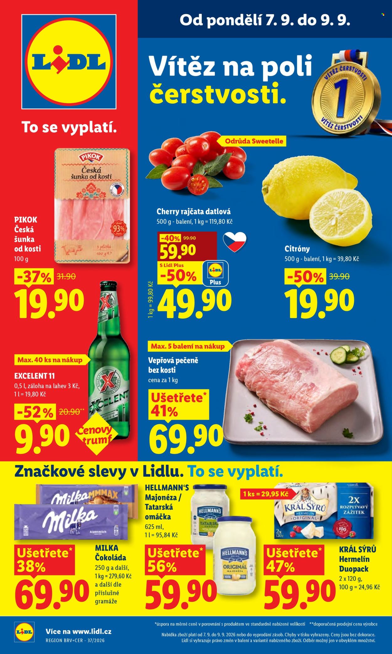 Leták Lidl - 7. 9. 2026 - 9. 9. 2026. Strana 3
