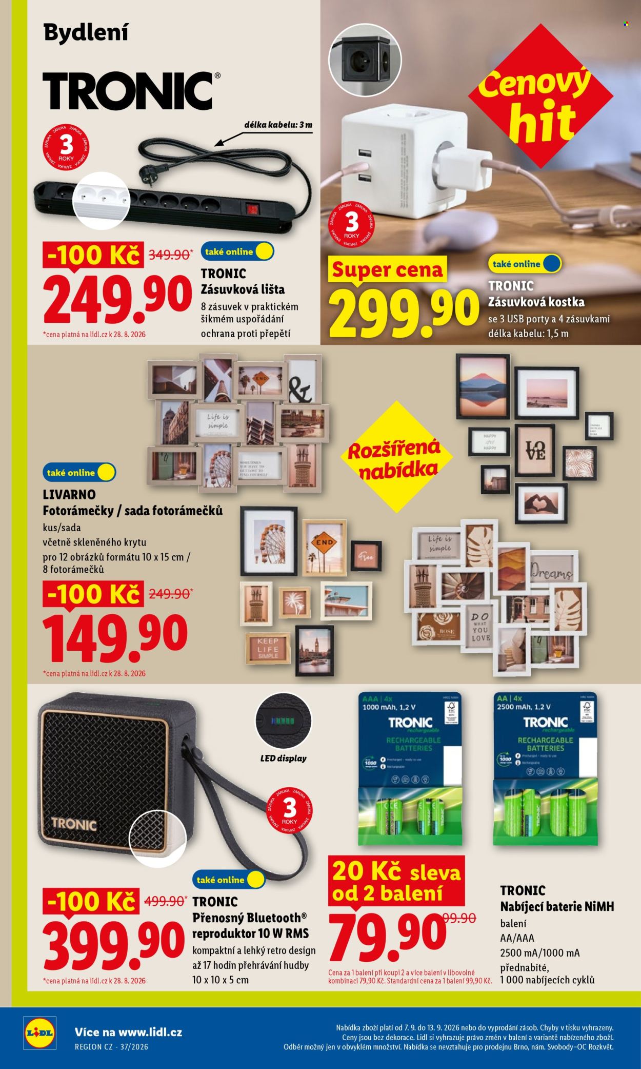 Leták Lidl - 7. 9. 2026 - 9. 9. 2026. Strana 40