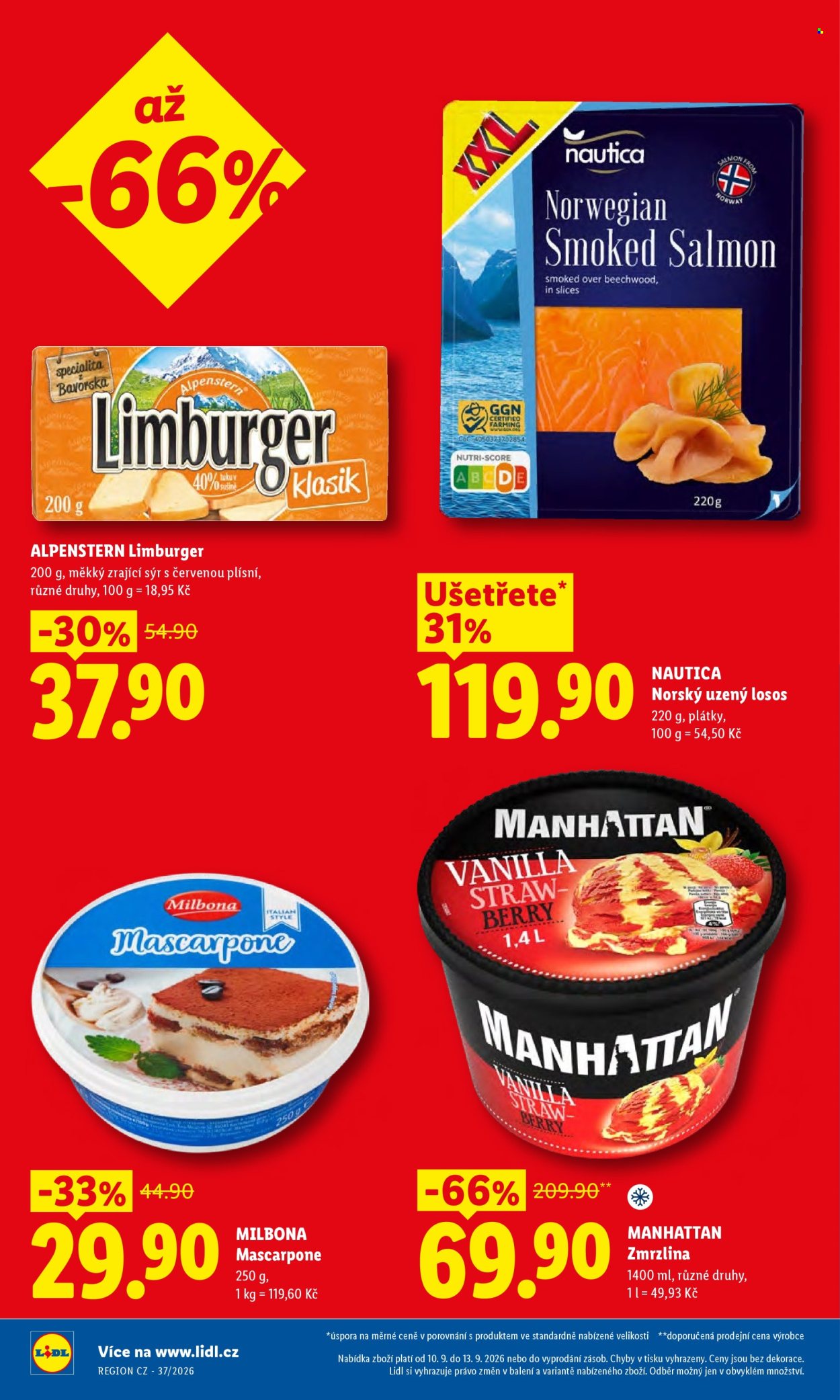 Leták Lidl - 10. 9. 2026 - 13. 9. 2026. Strana 4