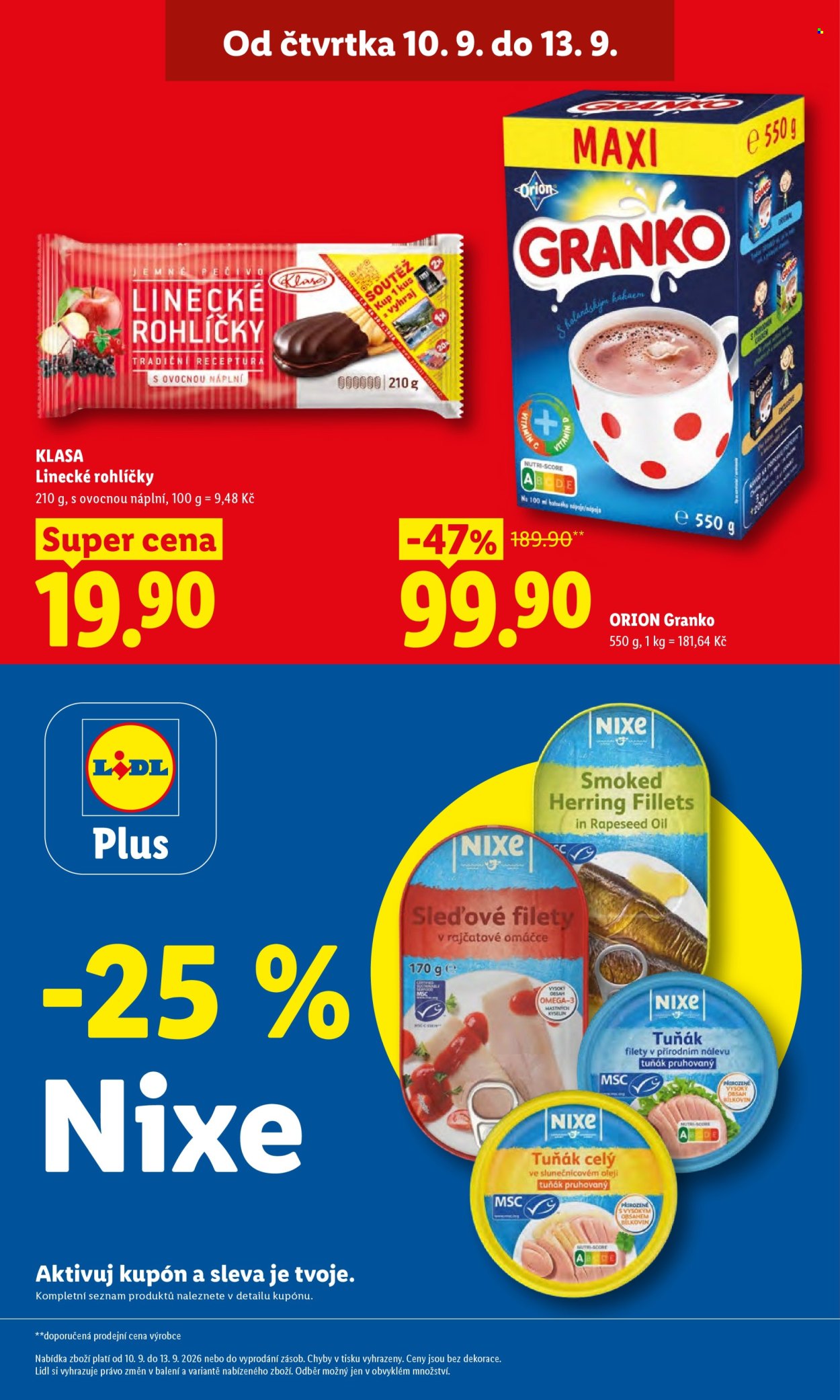 Leták Lidl - 10. 9. 2026 - 13. 9. 2026. Strana 5