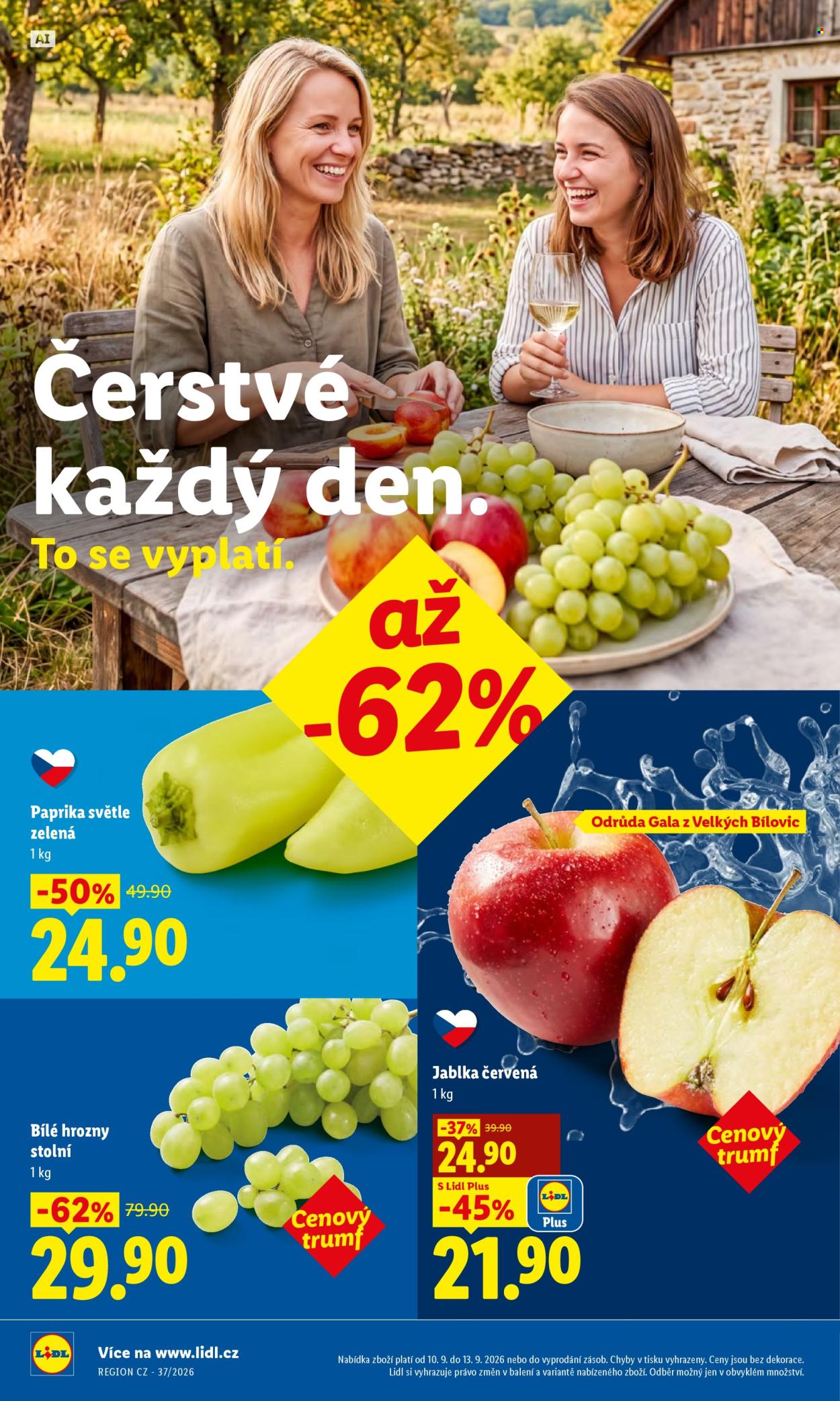 Leták Lidl - 10. 9. 2026 - 13. 9. 2026. Strana 14