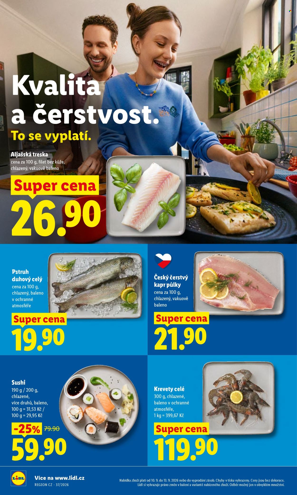 Leták Lidl - 10. 9. 2026 - 13. 9. 2026. Strana 16