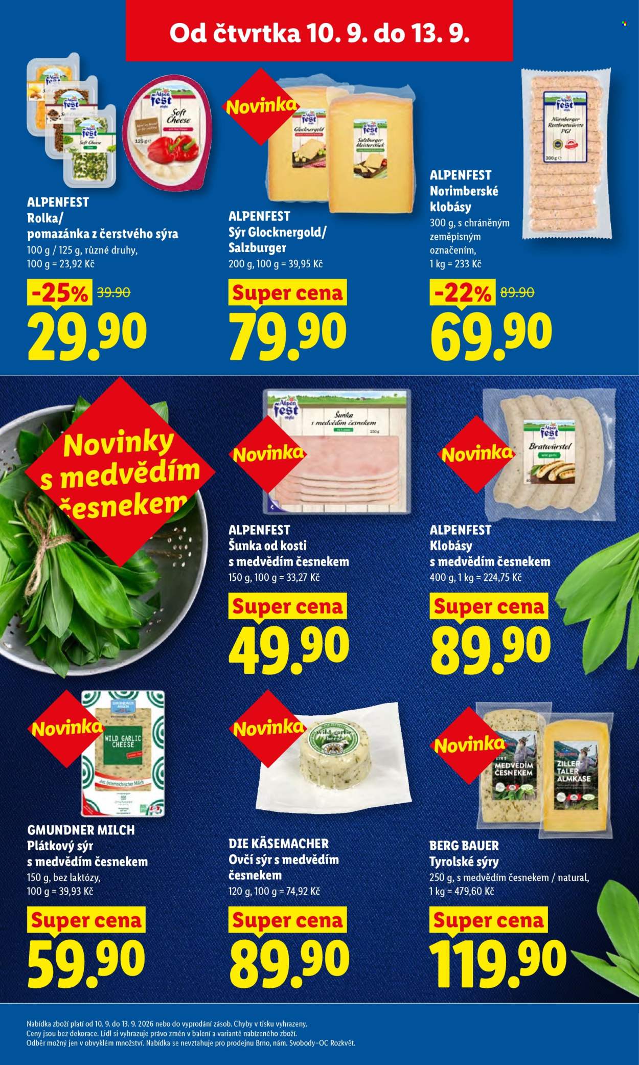 Leták Lidl - 10. 9. 2026 - 13. 9. 2026. Strana 25