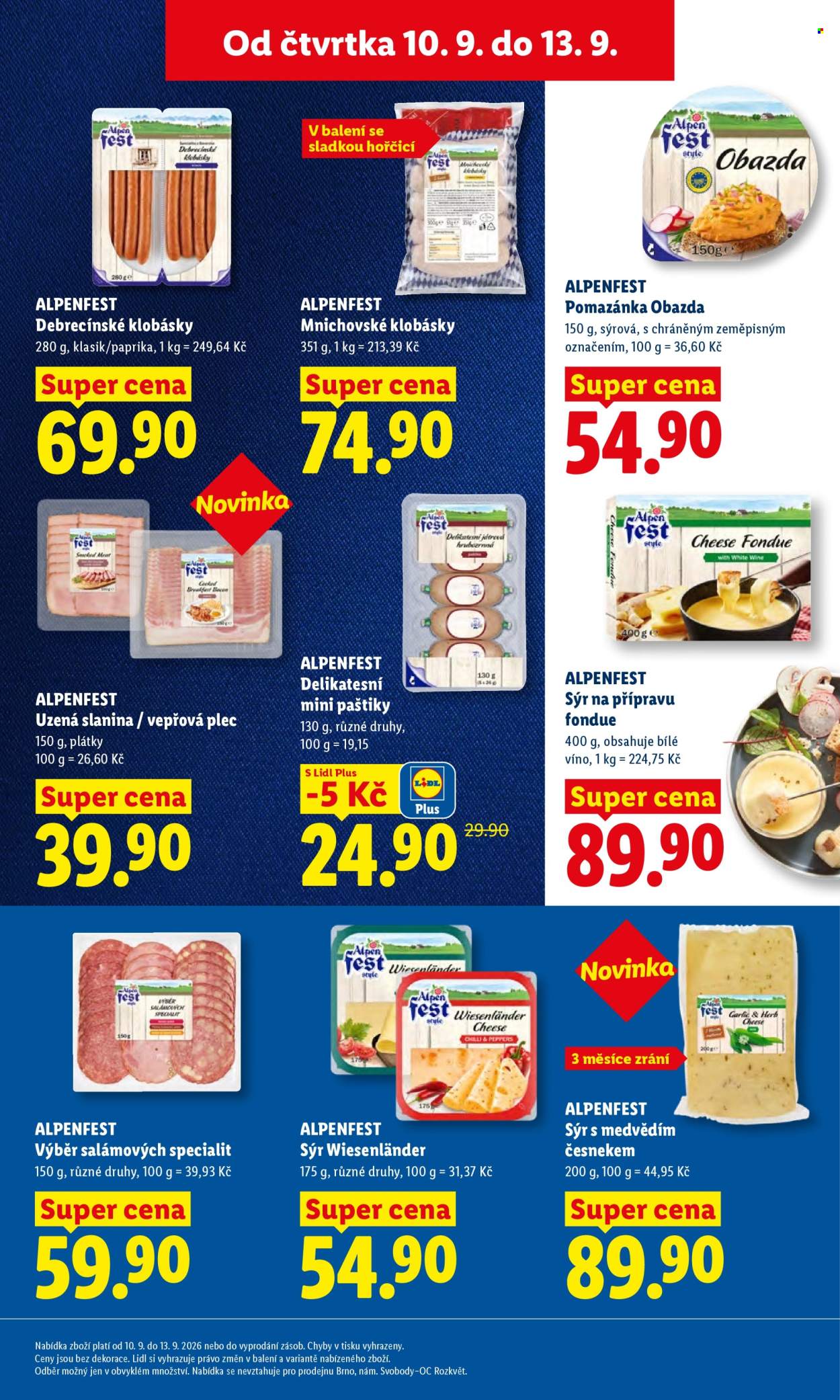 Leták Lidl - 10. 9. 2026 - 13. 9. 2026. Strana 27