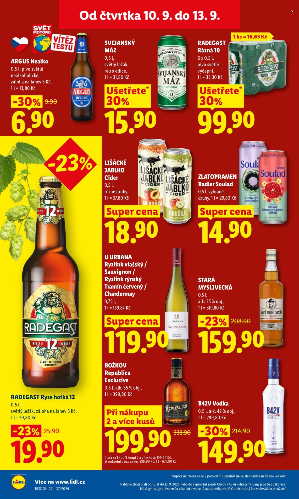 Leták Lidl - 10. 9. 2026 - 13. 9. 2026. Strana 30