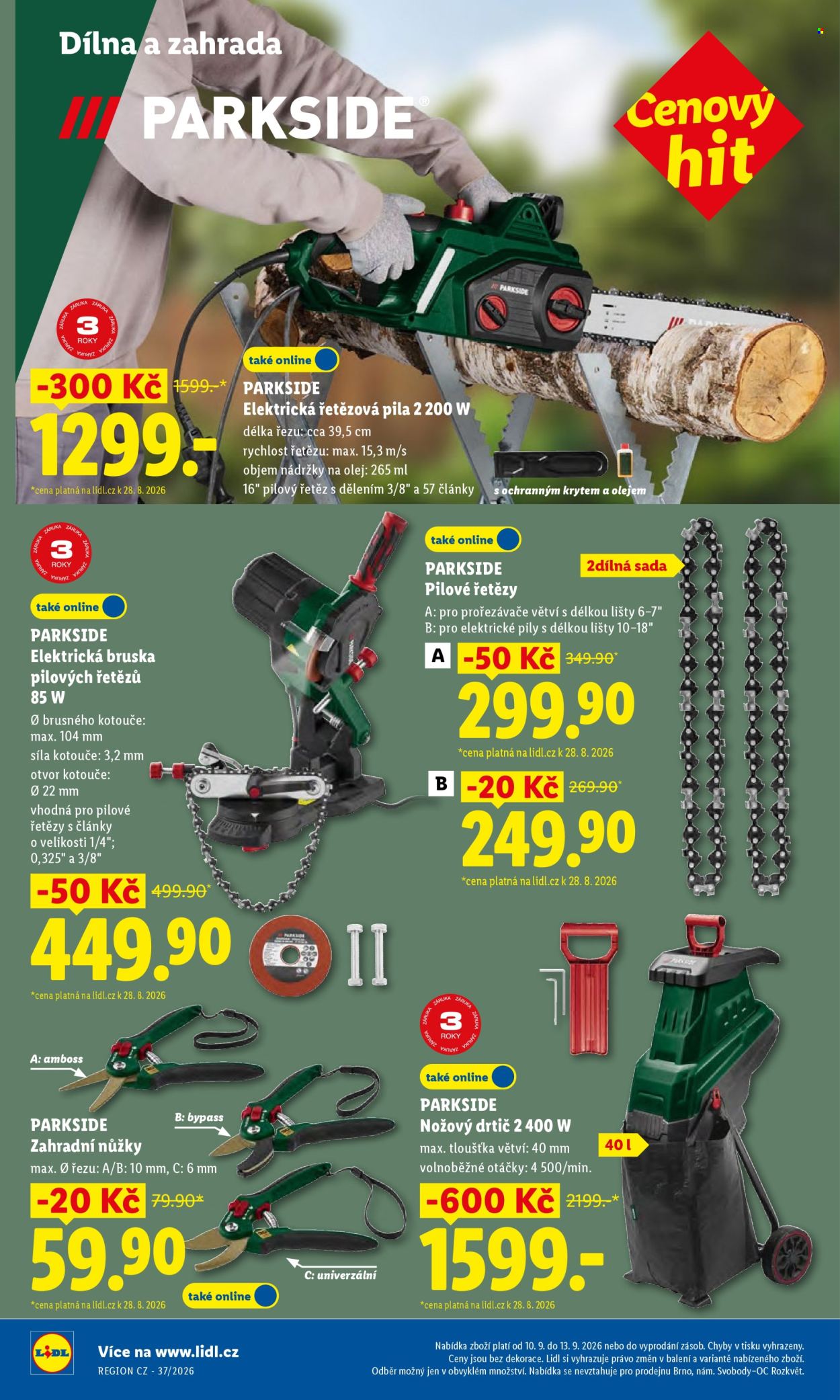 Leták Lidl - 10. 9. 2026 - 13. 9. 2026. Strana 36