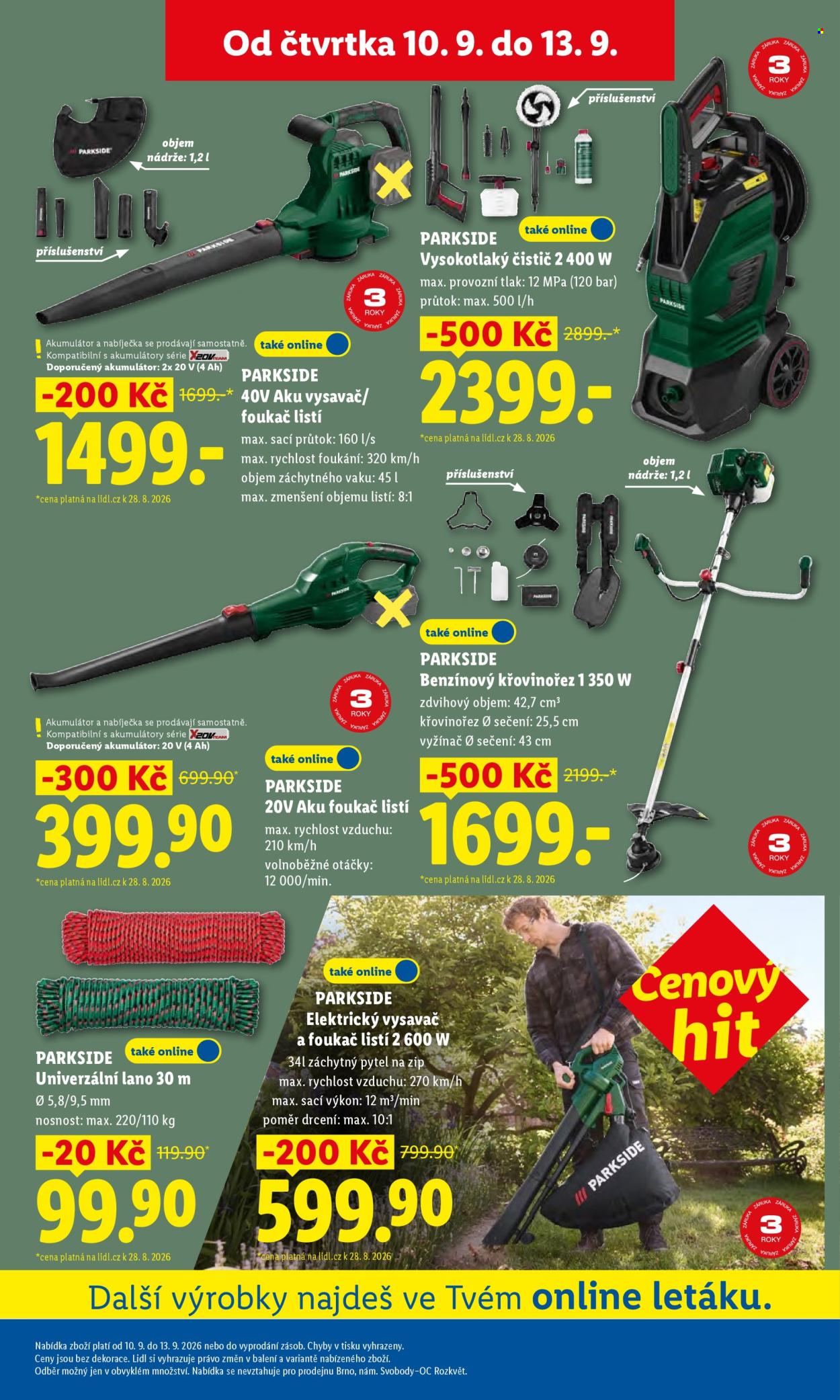 Leták Lidl - 10. 9. 2026 - 13. 9. 2026. Strana 37
