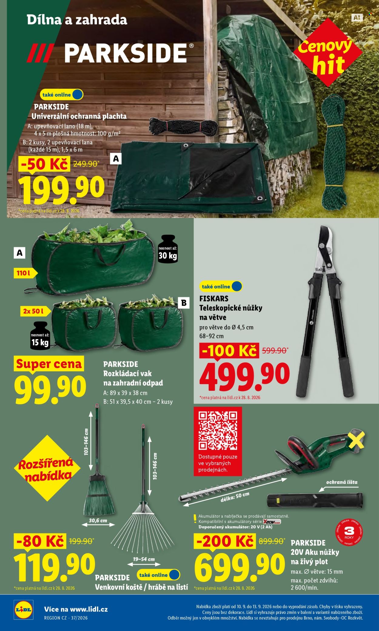 Leták Lidl - 10. 9. 2026 - 13. 9. 2026. Strana 38
