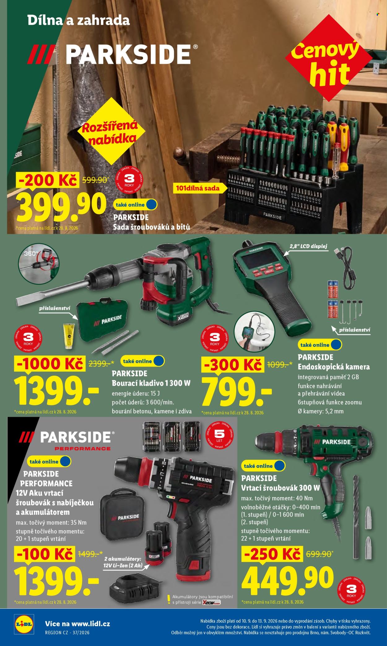 Leták Lidl - 10. 9. 2026 - 13. 9. 2026. Strana 40