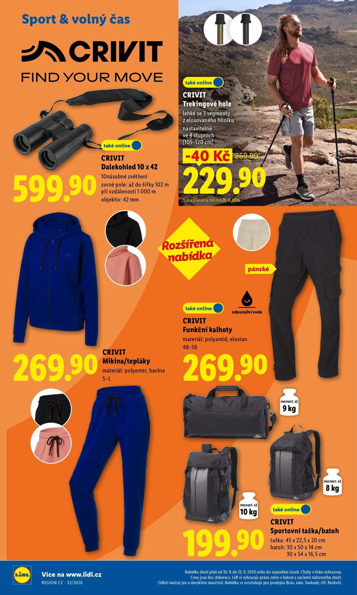 Leták Lidl - 10. 9. 2026 - 13. 9. 2026. Strana 44