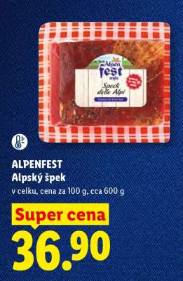 ALPENFEST Alpský špek