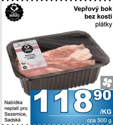 Vepřový bok bez kosti