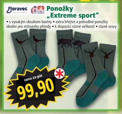 Ponožky "Extreme sport"