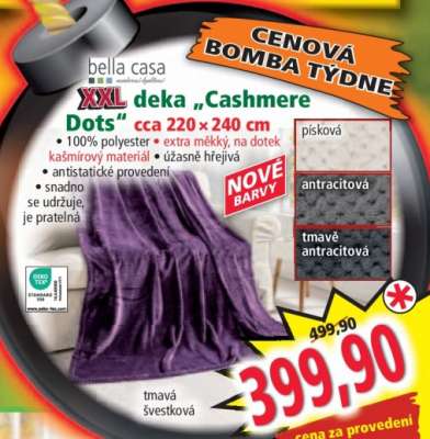 XXL deka „Cashmere Dots“
