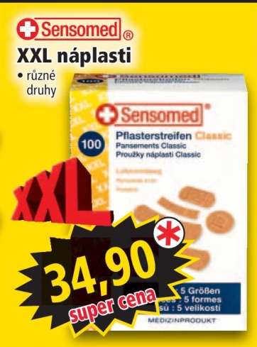 Sensomed XXL náplasti