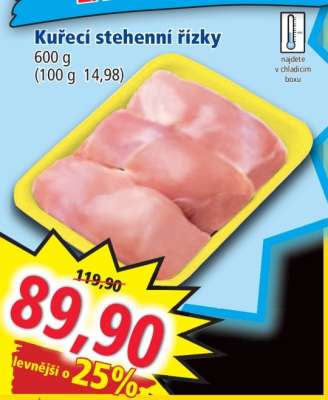 Kuřecí stehenní řízky