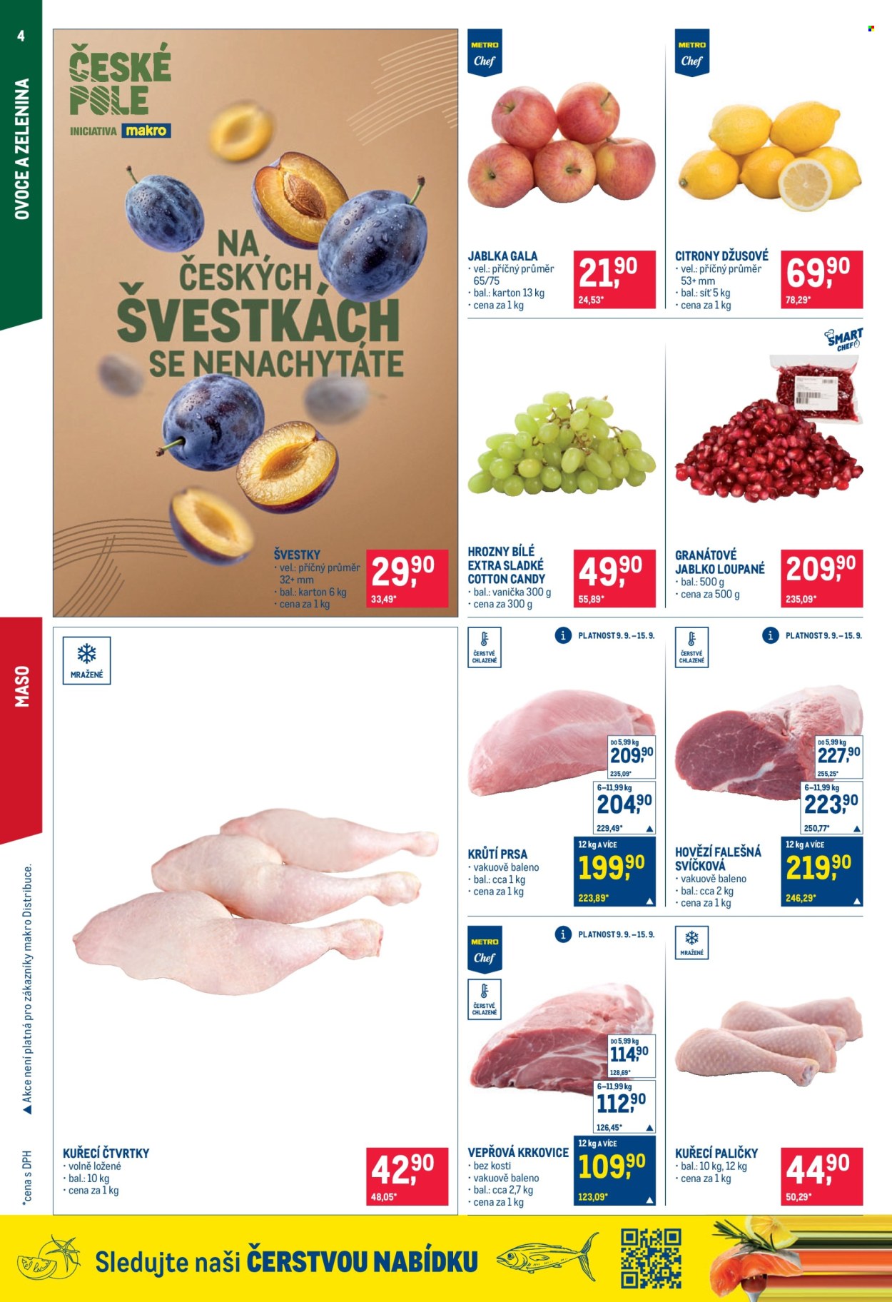 Leták MAKRO - 9. 9. 2026 - 22. 9. 2026. Strana 4