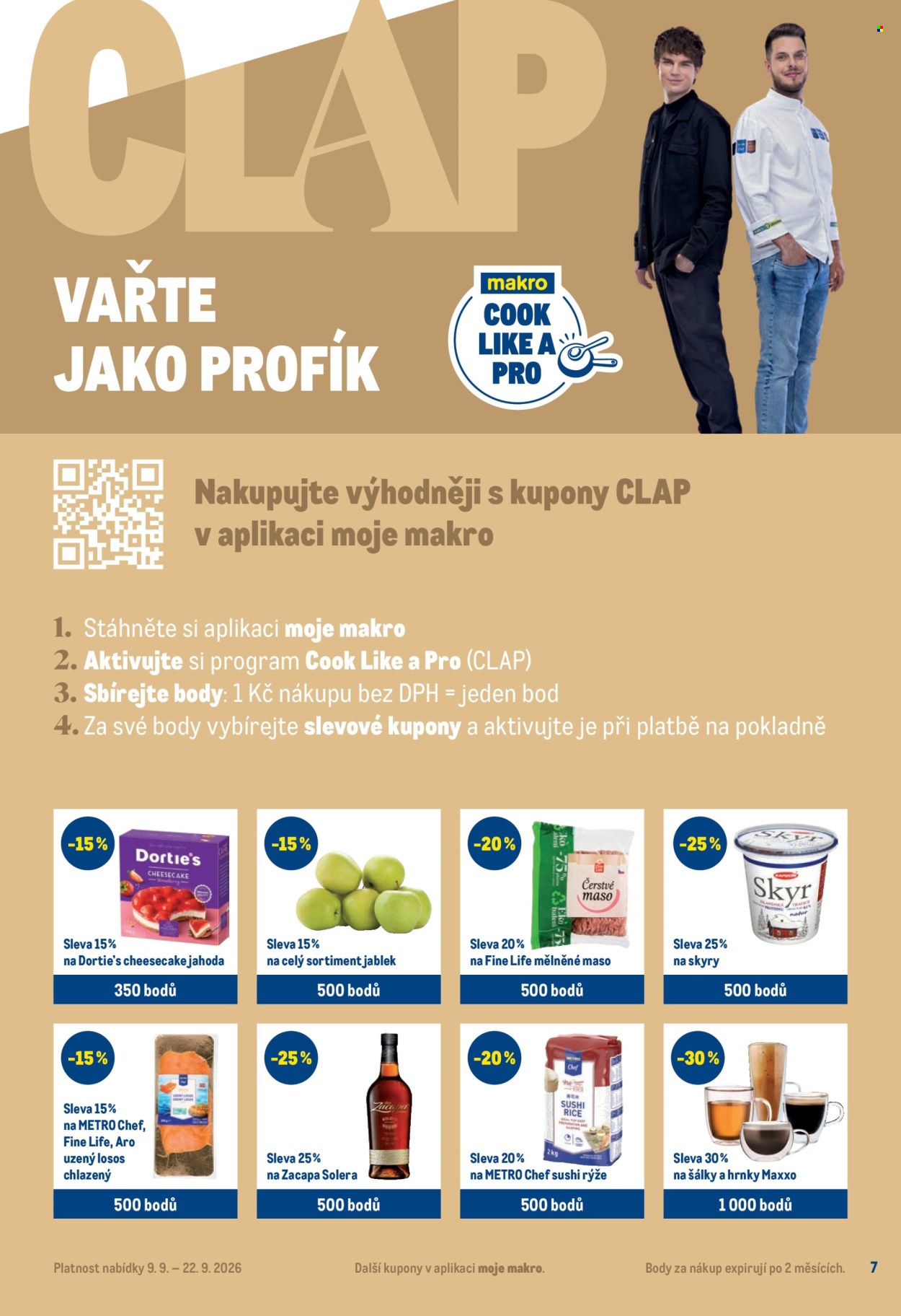 Leták MAKRO - 9. 9. 2026 - 22. 9. 2026. Strana 7