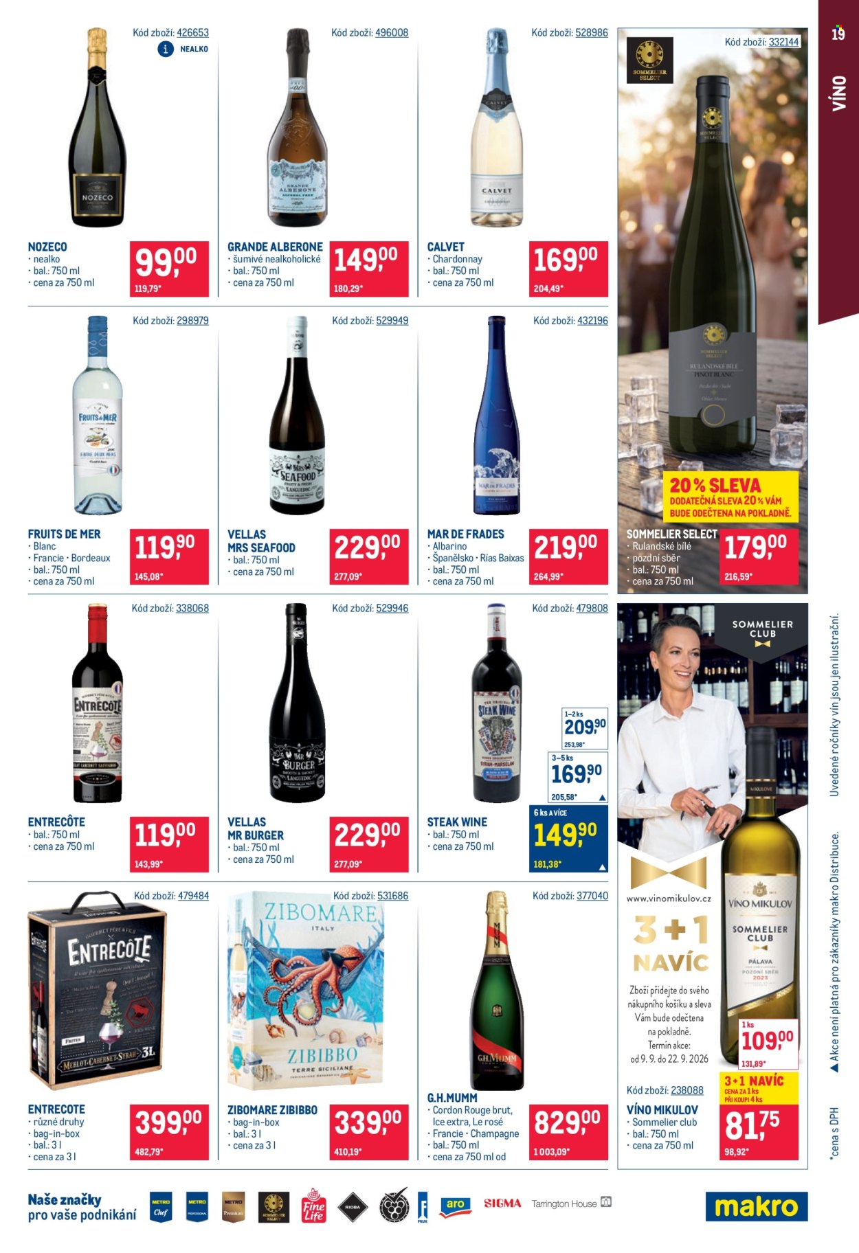Leták MAKRO - 9. 9. 2026 - 22. 9. 2026. Strana 19