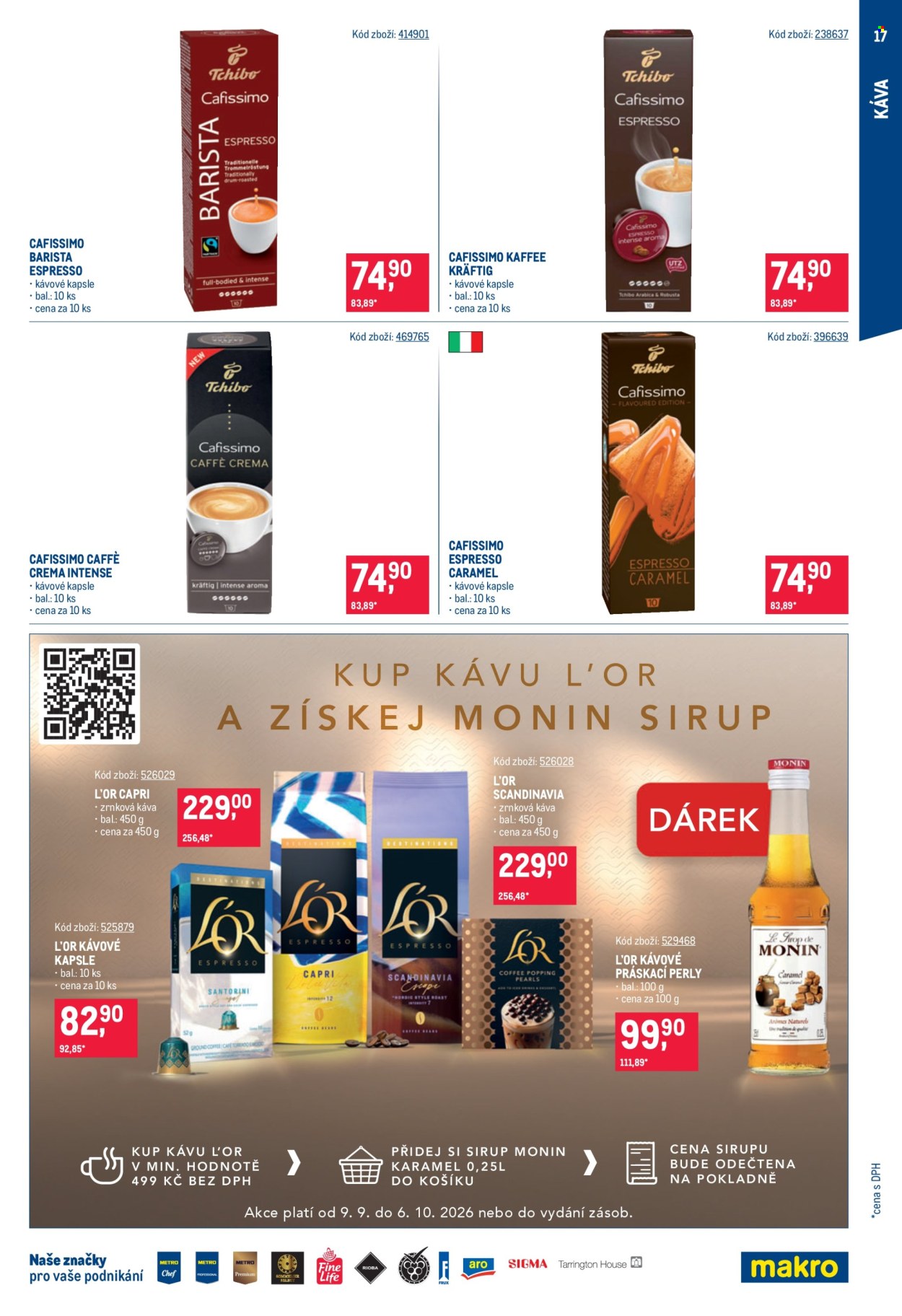 Leták MAKRO - 9. 9. 2026 - 6. 10. 2026. Strana 17