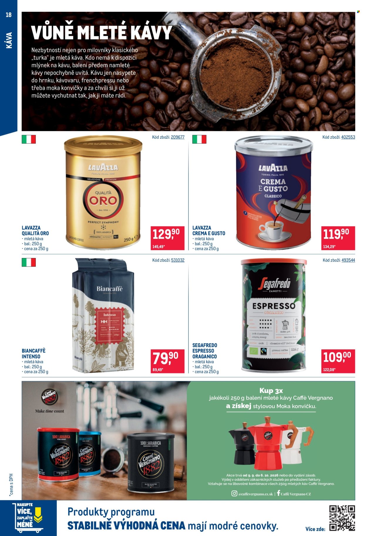 Leták MAKRO - 9. 9. 2026 - 6. 10. 2026. Strana 18