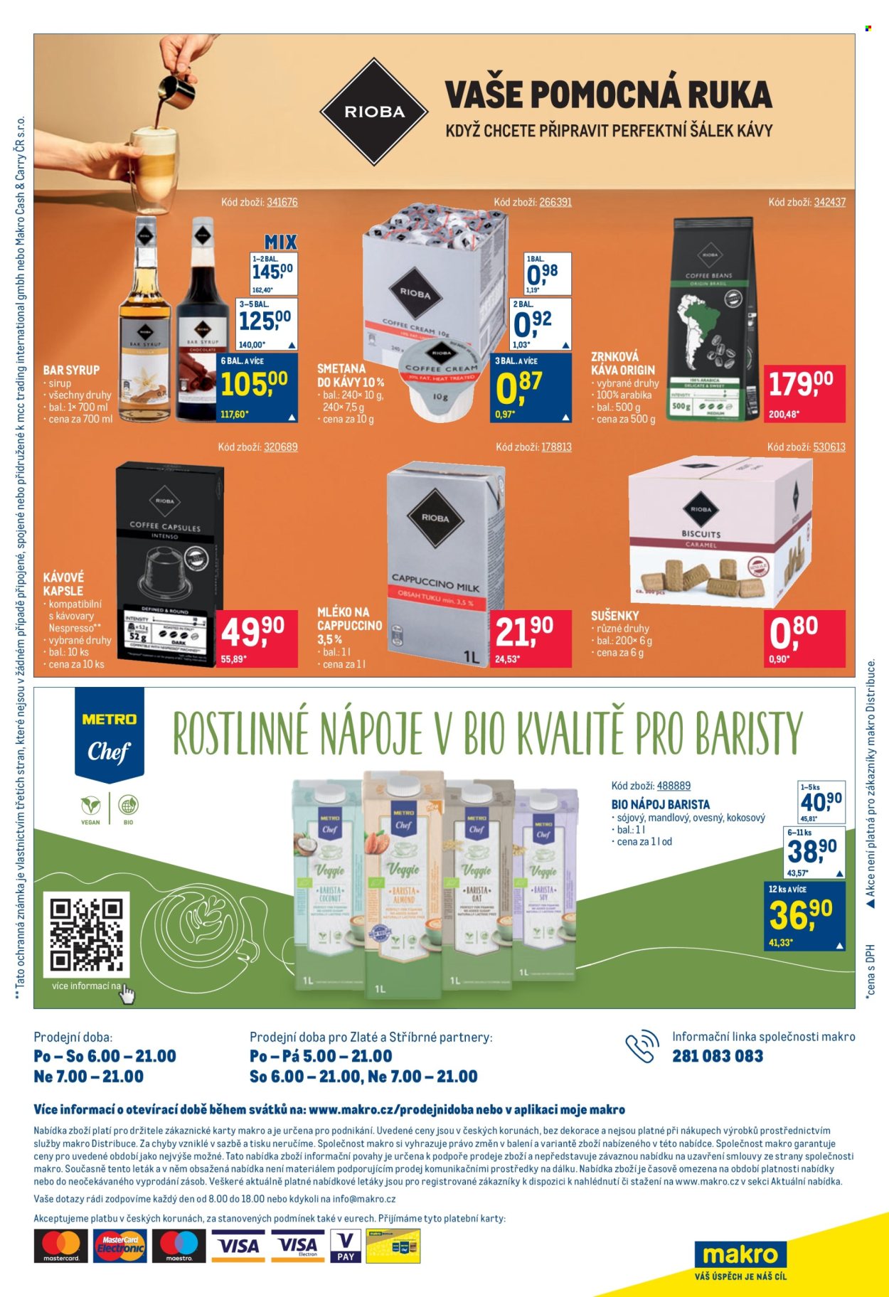 Leták MAKRO - 9. 9. 2026 - 6. 10. 2026. Strana 22