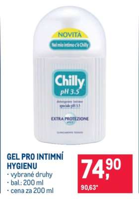 Gel pro intimní hygienu