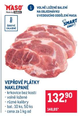 VEPŘOVÉ PLÁTKY NAKLEPANÉ
