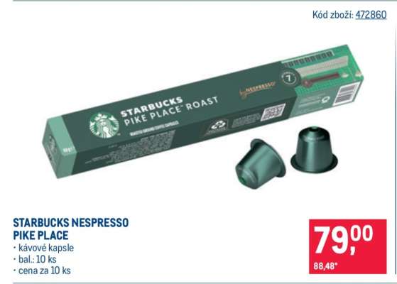 STARBUCKS NESPRESSO PIKE PLACE