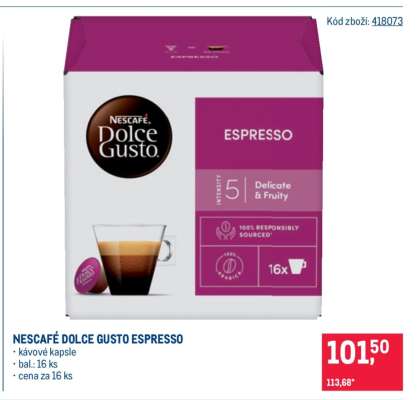 NESCAFÉ DOLCE GUSTO ESPRESSO