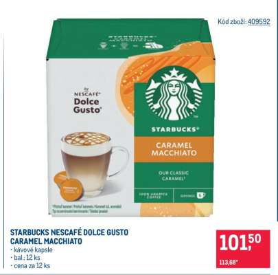 STARBUCKS NESCAFÉ DOLCE GUSTO CARAMEL MACCHIATO