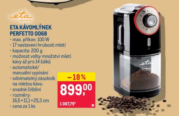 ETA KÁVOMLÝNEK PERFETTO 0068