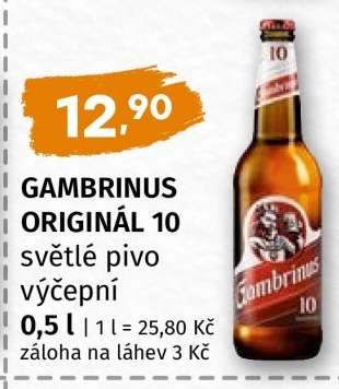 Gambrinus Originál 10