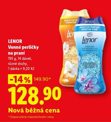 LENOR Vonné perličky na praní