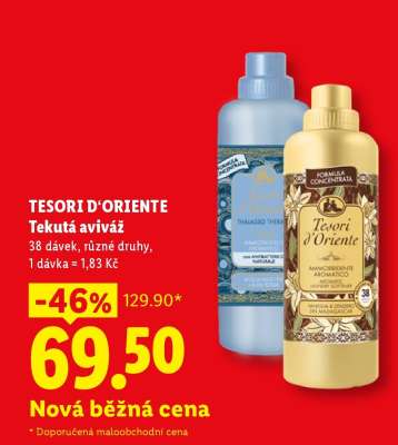 TESORI D'ORIENTE Tekutá aviváž