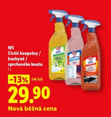 W5 Čistič koupelny / kuchyně / sprchového koutu