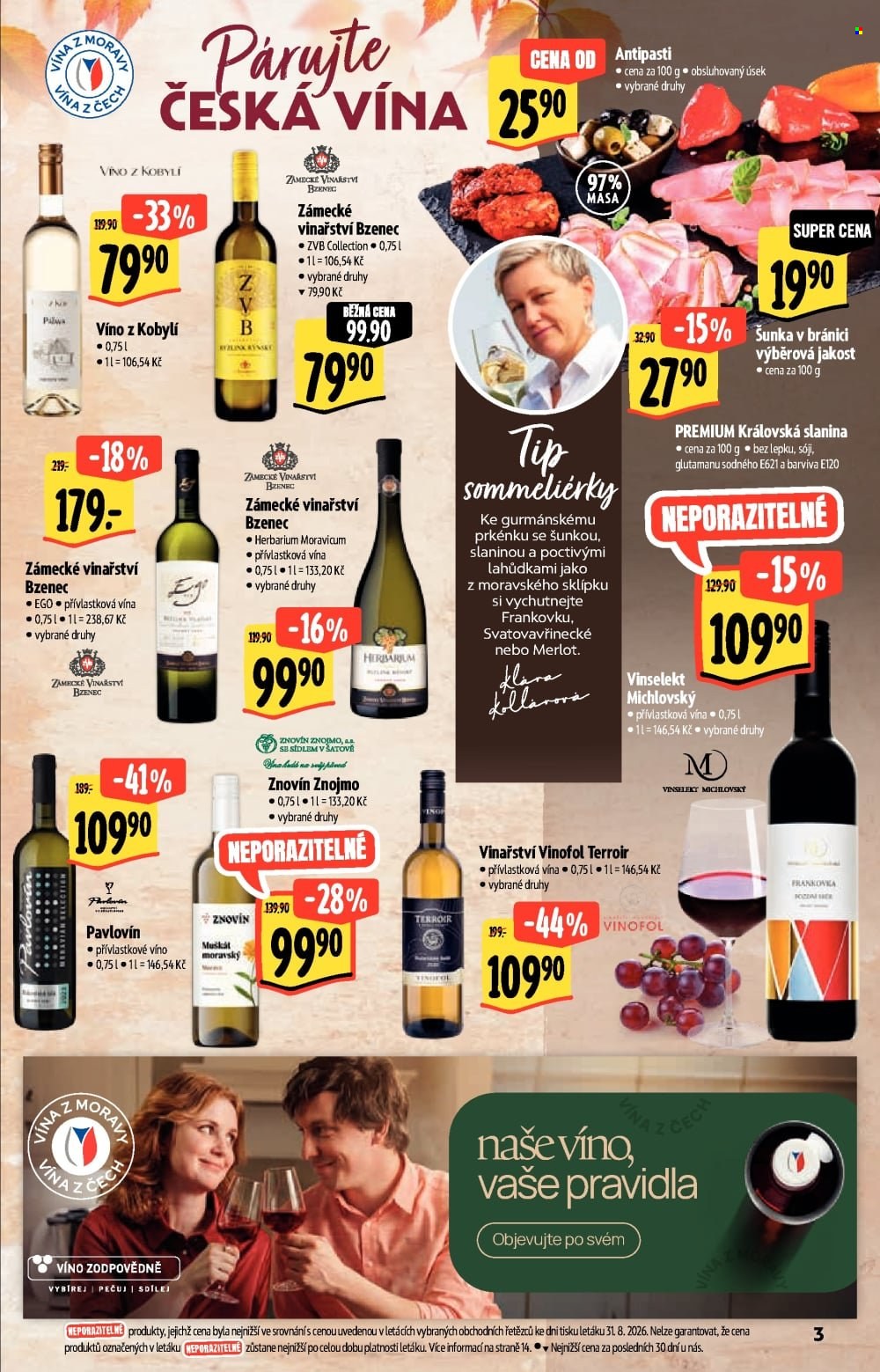 Leták Albert Hypermarket - 9. 9. 2026 - 22. 9. 2026. Strana 3