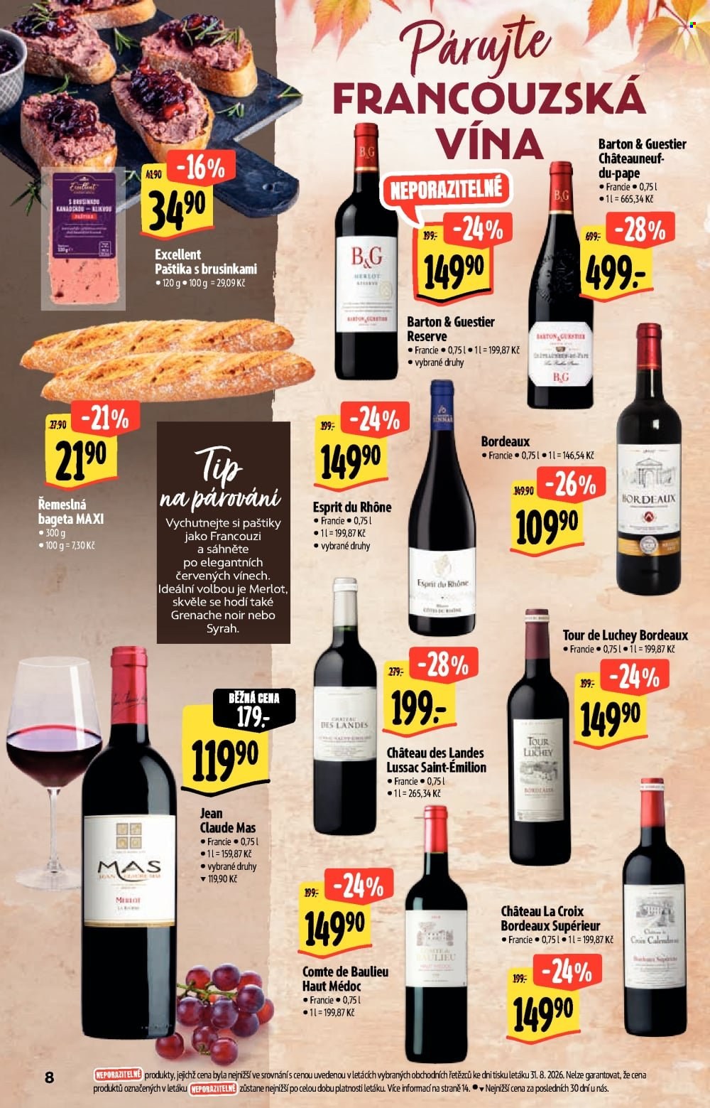 Leták Albert Hypermarket - 9. 9. 2026 - 22. 9. 2026. Strana 8