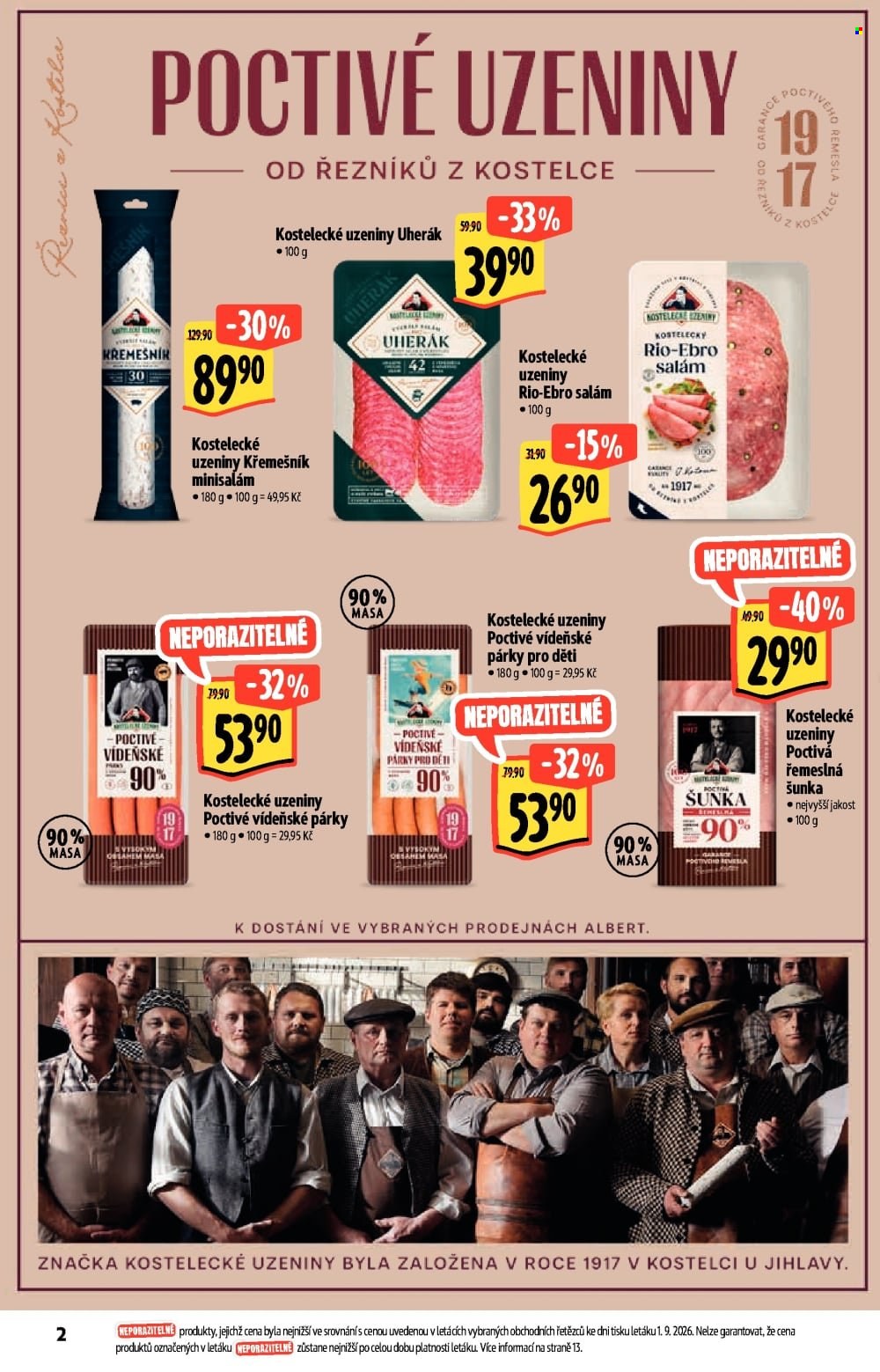 Leták Albert Supermarket - 9. 9. 2026 - 22. 9. 2026. Strana 2