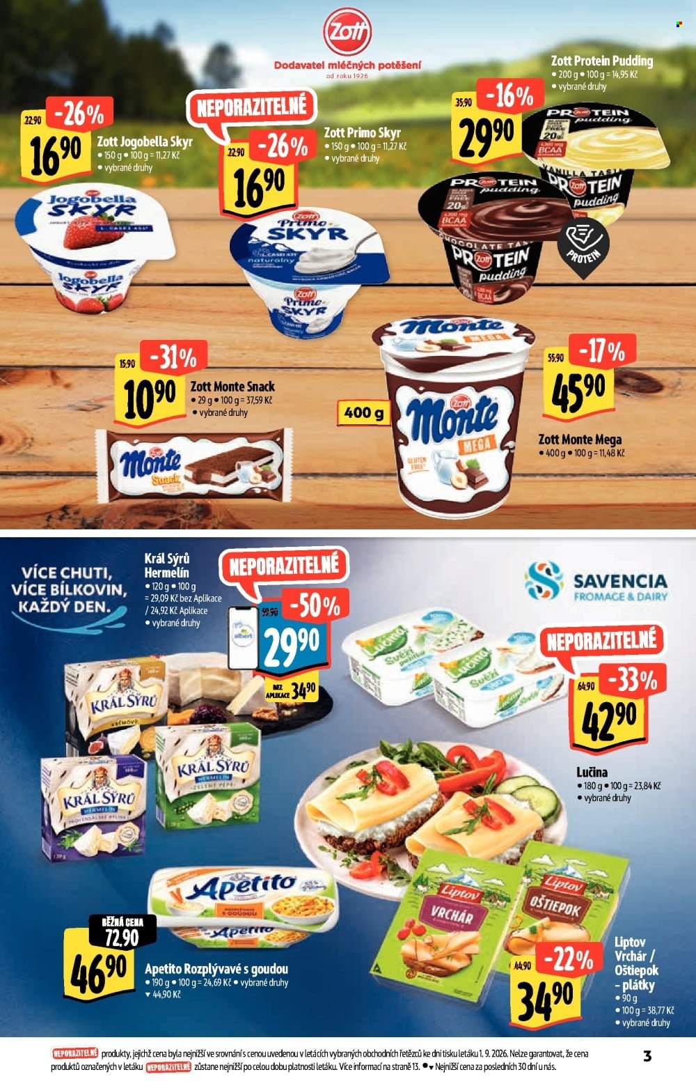 Leták Albert Supermarket - 9. 9. 2026 - 22. 9. 2026. Strana 3
