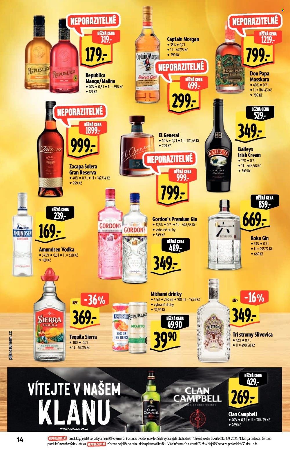 Leták Albert Supermarket - 9. 9. 2026 - 22. 9. 2026. Strana 14