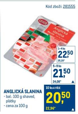 Anglická slanina