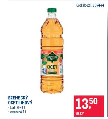 Bzenecký ocet lihový