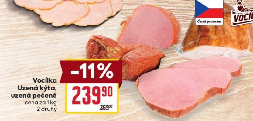 Vocílka Uzená kýta, Uzená pečeně