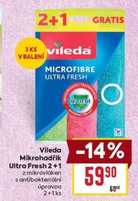 Vileda Mikrohadřík Ultra Fresh 2+1