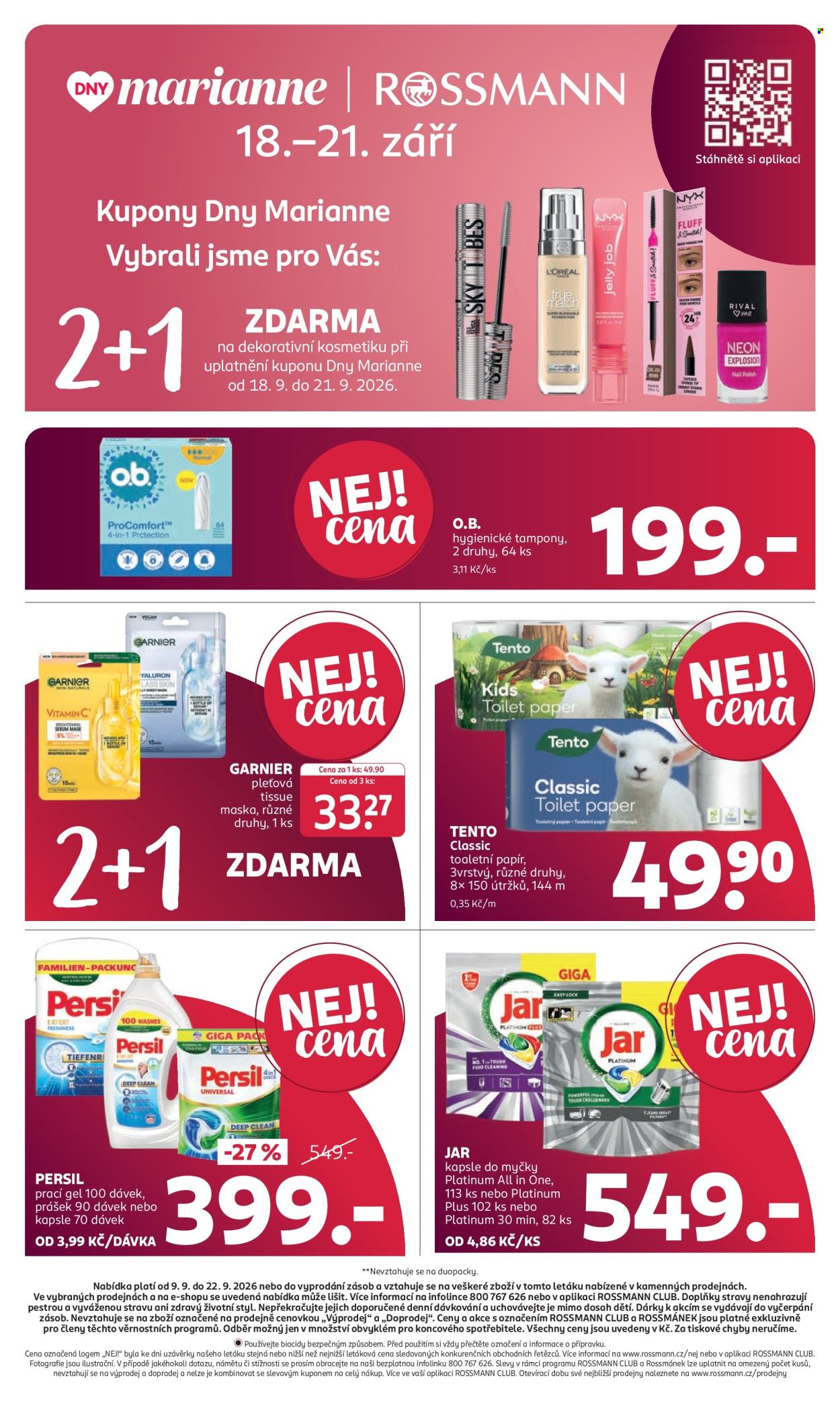 Leták ROSSMANN - 9. 9. 2026 - 22. 9. 2026. Strana 20