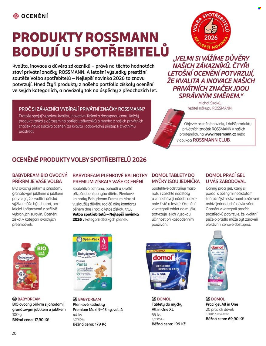 Leták ROSSMANN - 9. 9. 2026 - 3. 11. 2026. Strana 20