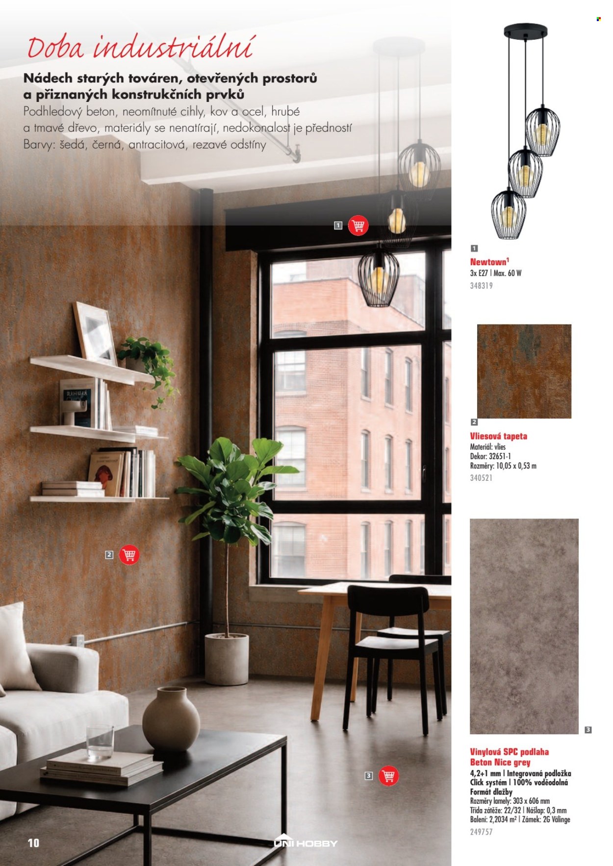 Leták UNI HOBBY. Strana 10